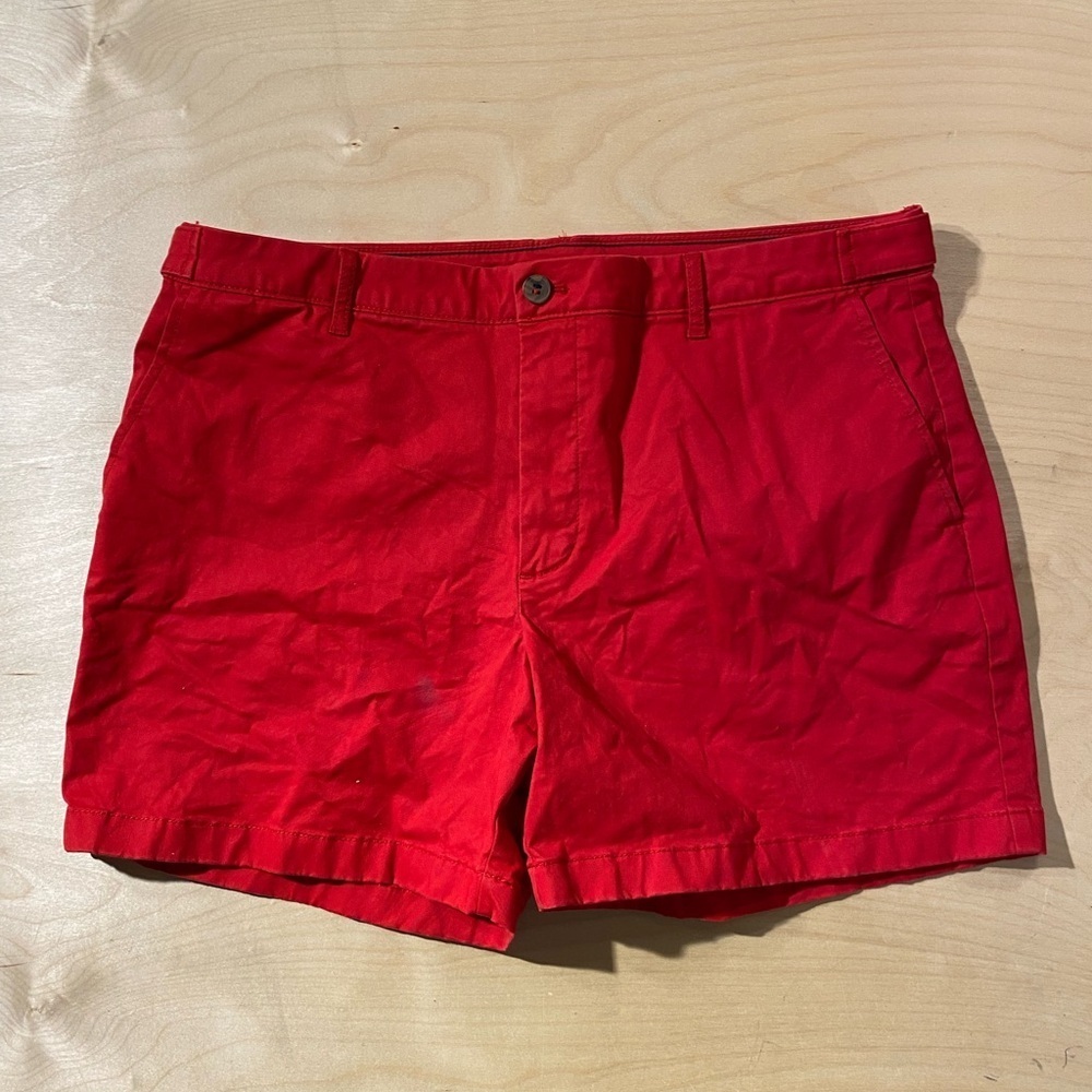 Tommy Hilfiger Red Classic Stretch Shorts 16 (FA)